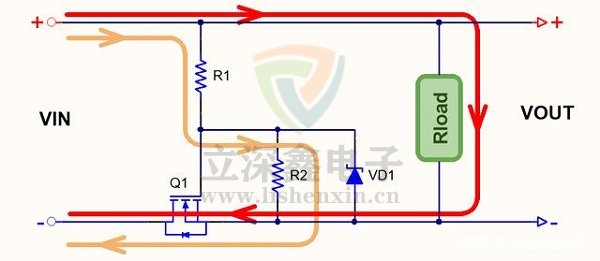 MOS管防反接電路