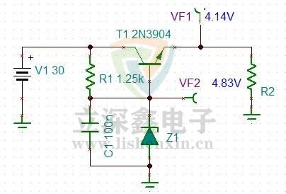 三極管穩壓電路